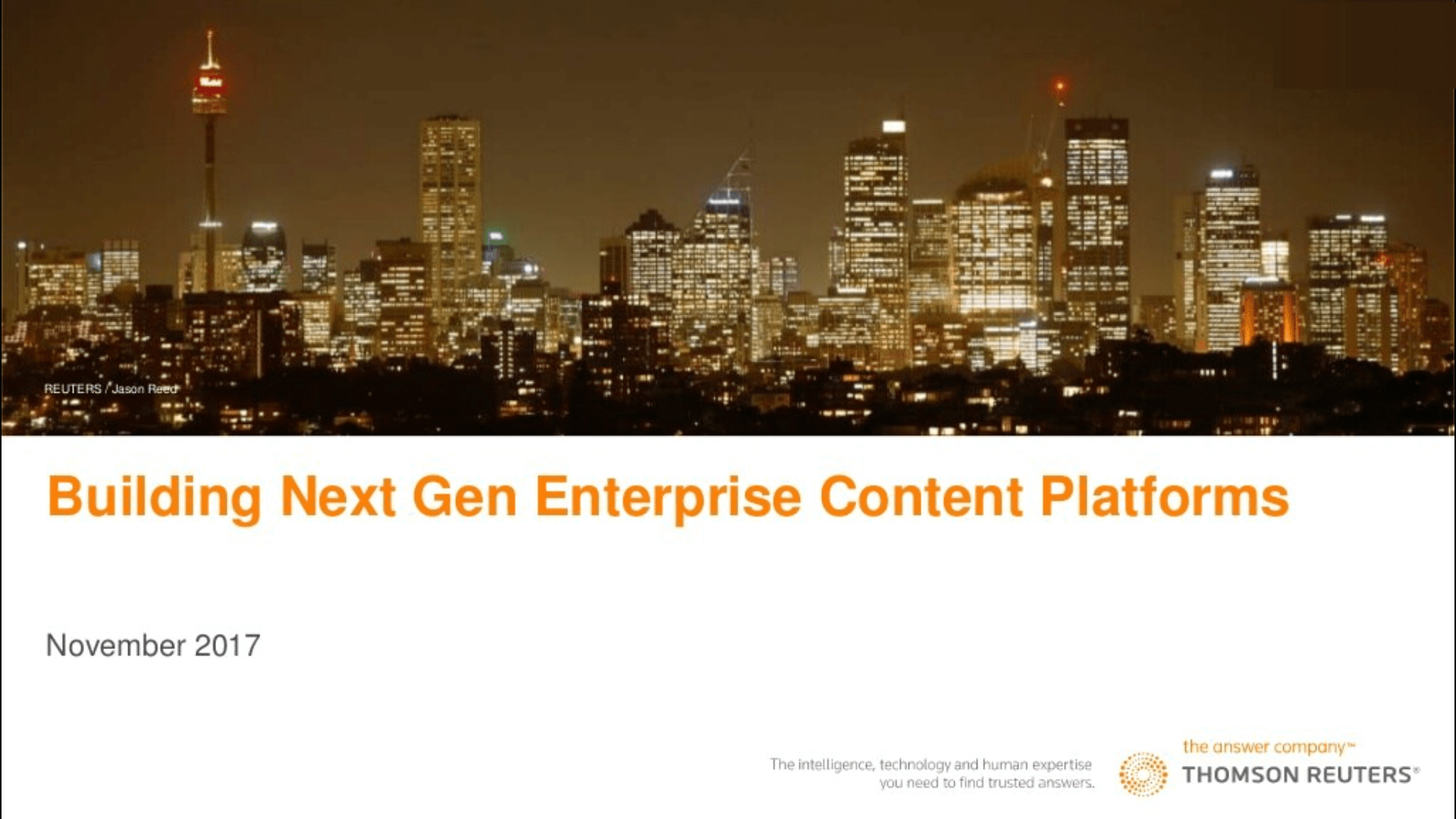 Connected Data » Building NextGen Enterprise data platforms